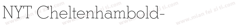 NYT Cheltenhambold字体转换